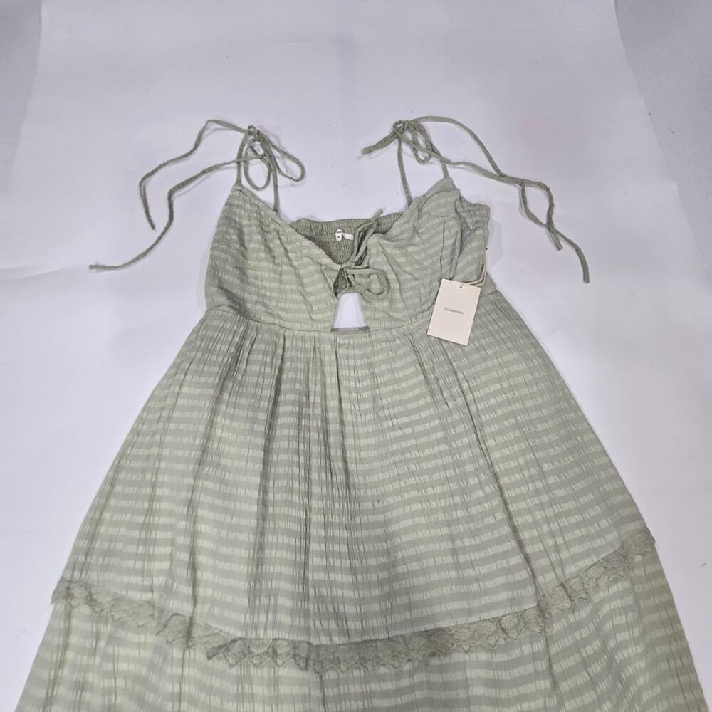 Tularosa Frankie Midi Dress in Sage Green XL - Picture 4 of 13